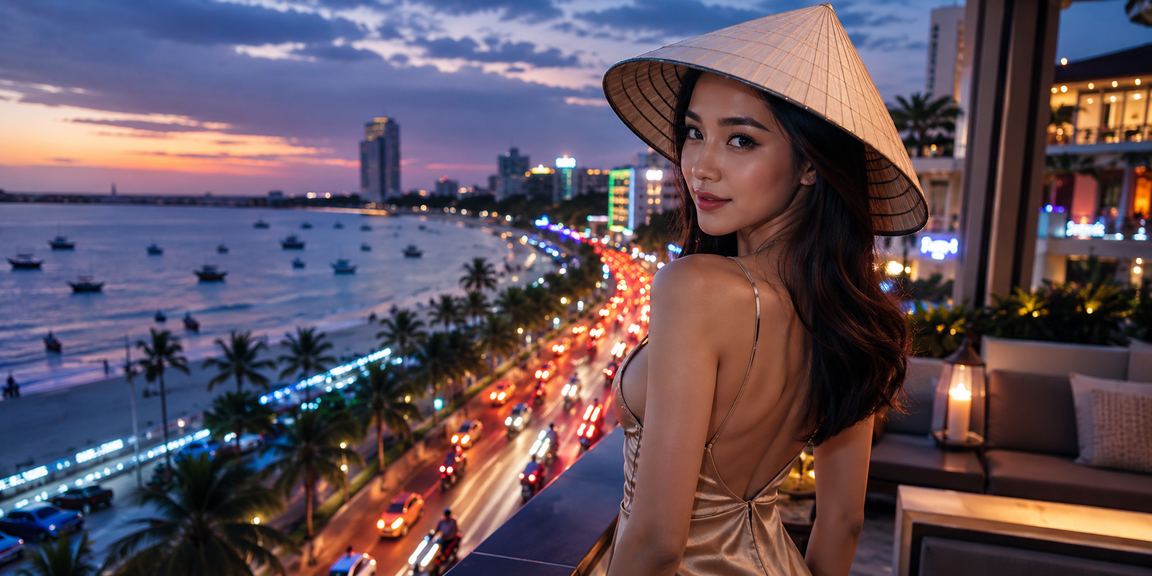 Người dùng Mùi Né dùng điện thoại kiểm tra ưu đãi casino và cá cược trong không gian biển